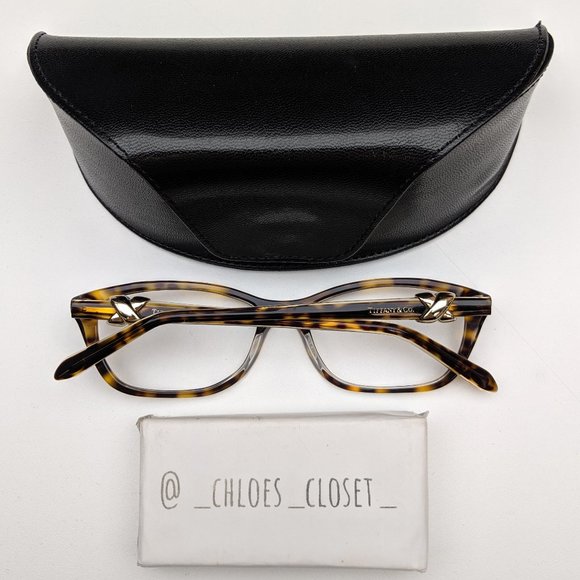 🕶️Tiffany&Co TF2074 Eyeglasses with Case /EUB345🕶️ - Picture 2 of 9